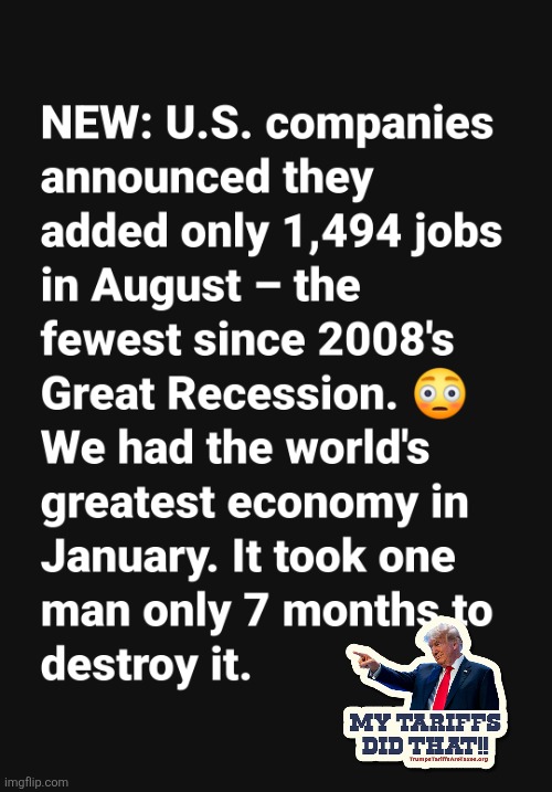 I did that | image tagged in donald trump,trump,maga,economy,tariffs,trump sucks | made w/ Imgflip meme maker