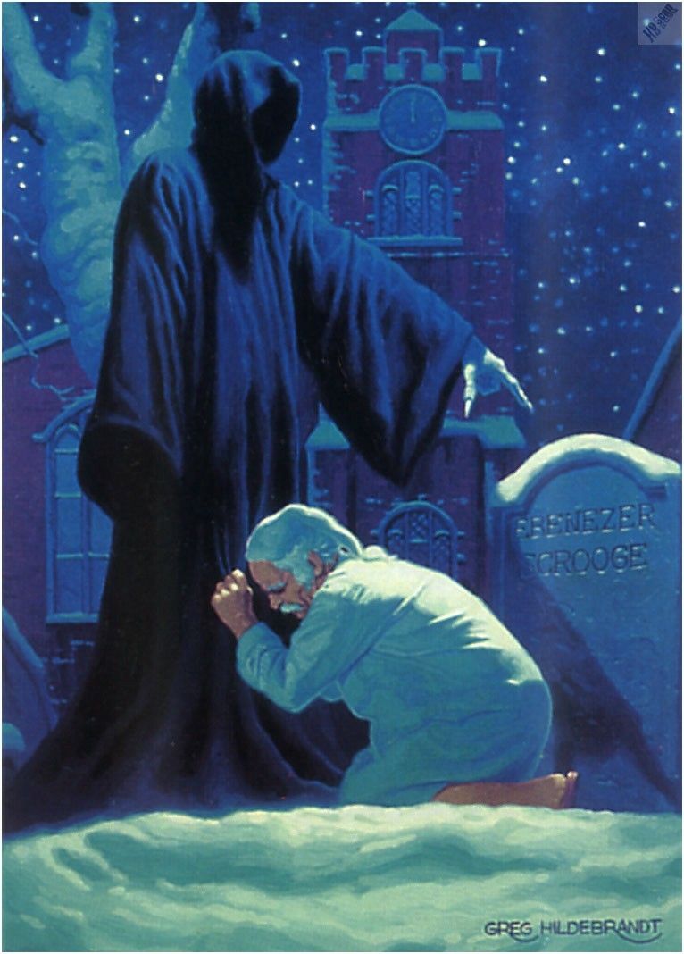 Ghost of Christmas Future Blank Meme Template
