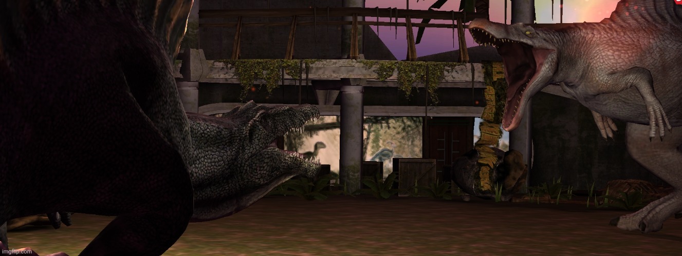 Rebirth Spinosaurus vs JP3 Spinosaurus.mp3 | image tagged in jurassic park,jurassic world,jurassic park/world | made w/ Imgflip meme maker