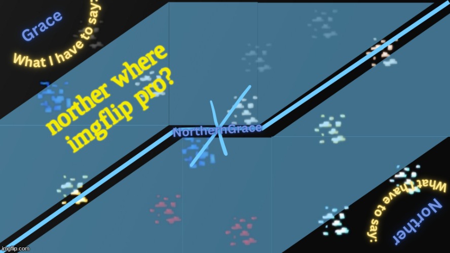NorthernGrace Temp v2 | norther where imgflip pro? | image tagged in northerngrace temp v2 | made w/ Imgflip meme maker