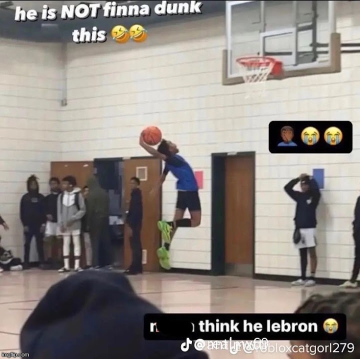on my (and your) soul he dunked ts | made w/ Imgflip meme maker
