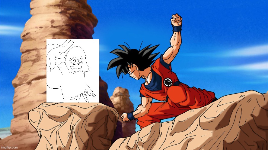The Saiyan Saga if it was peak: | made w/ Imgflip meme maker