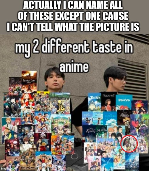 ACTUALLY I CAN NAME ALL OF THESE EXCEPT ONE CAUSE I CAN'T TELL WHAT THE PICTURE IS | made w/ Imgflip meme maker