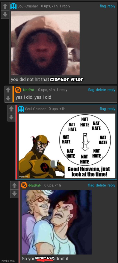 Clanker filter; Clanker filter | made w/ Imgflip meme maker
