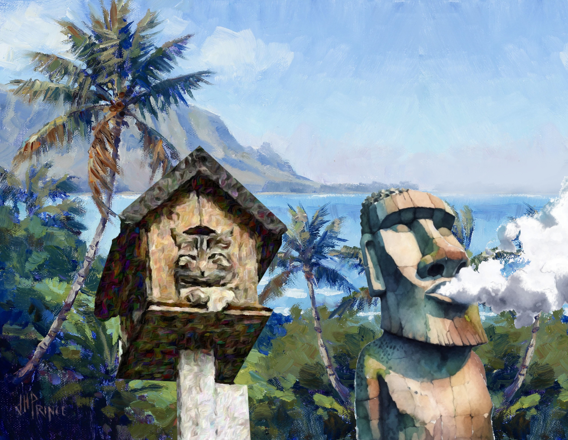 Island Time Blank Meme Template