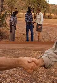 all Aussie adventures handshake Blank Meme Template