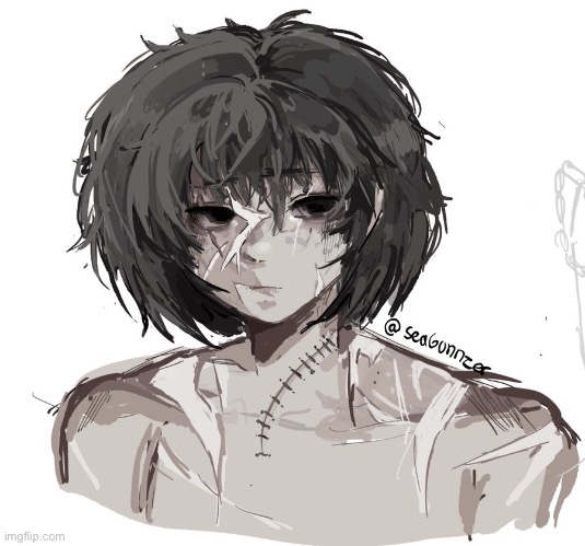 I love the design but he looks like he eats corn the long way | image tagged in fanart,black souls | made w/ Imgflip meme maker