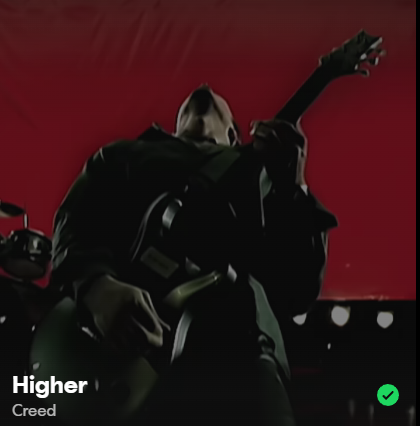 higher, by creed Blank Meme Template