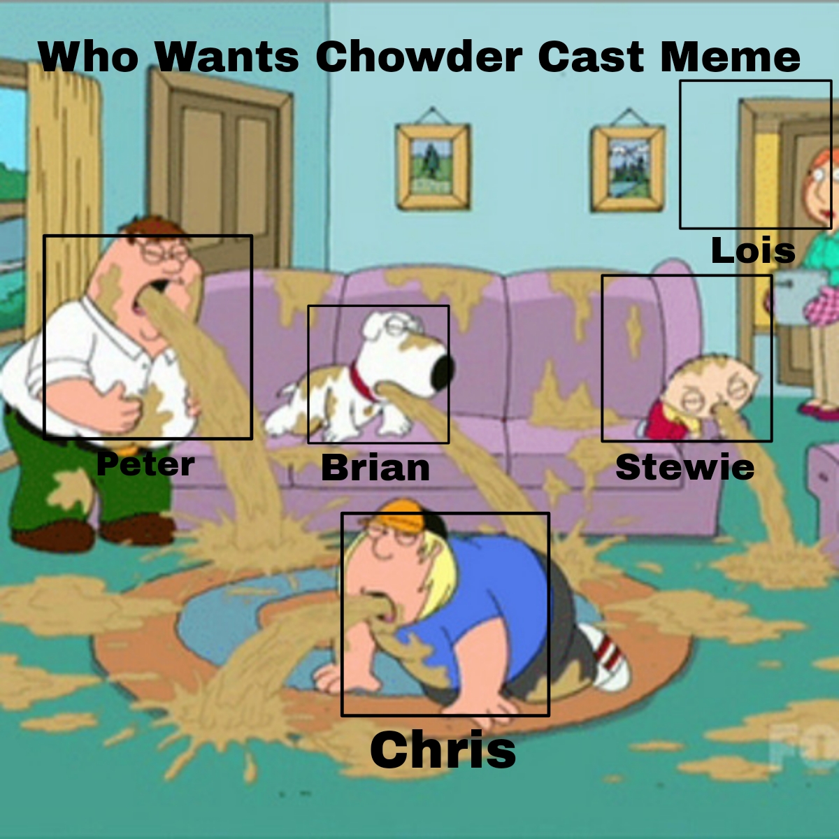 Who Wants Chowder Cast Meme Blank Meme Template