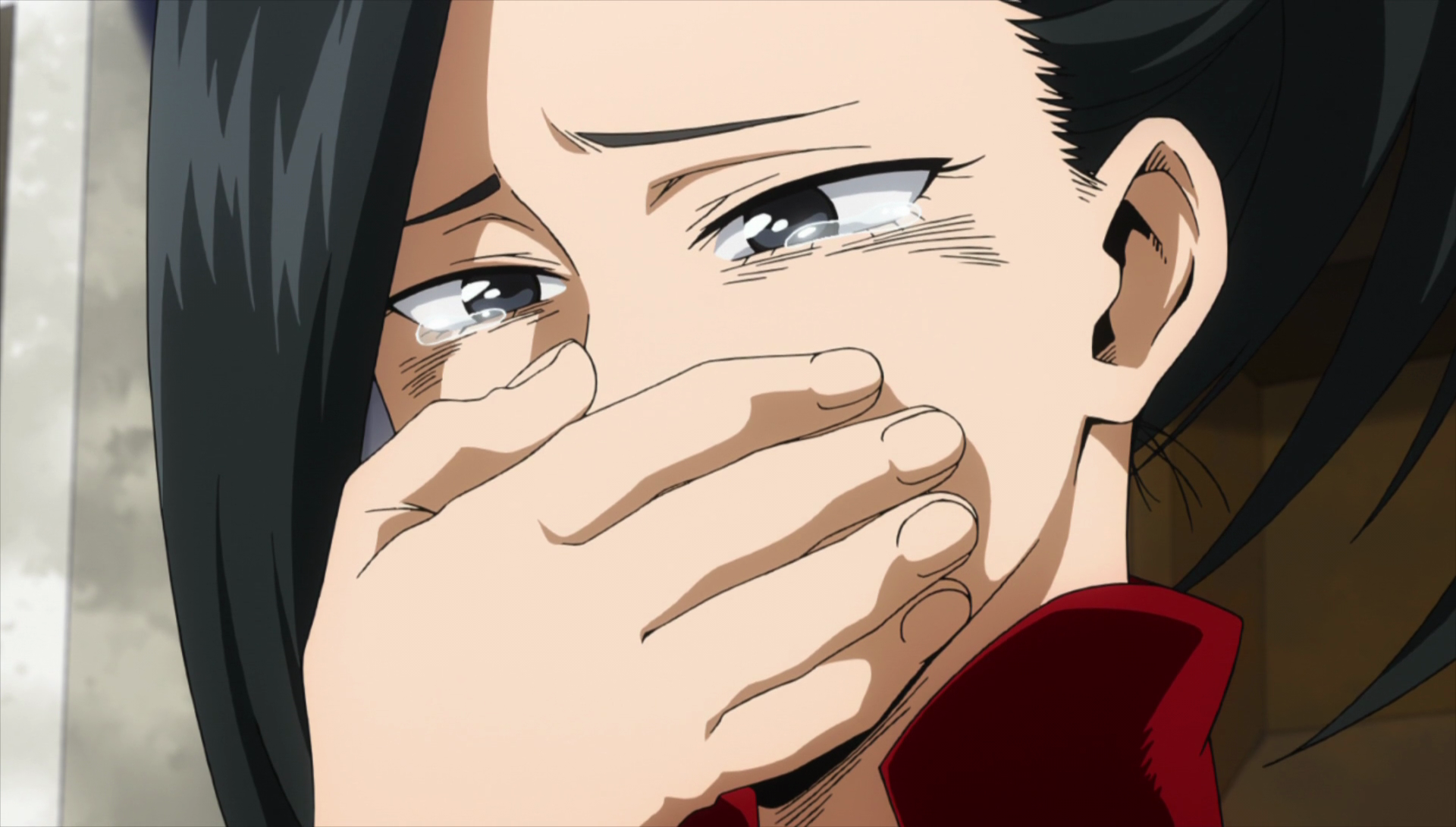 momo crying Blank Meme Template