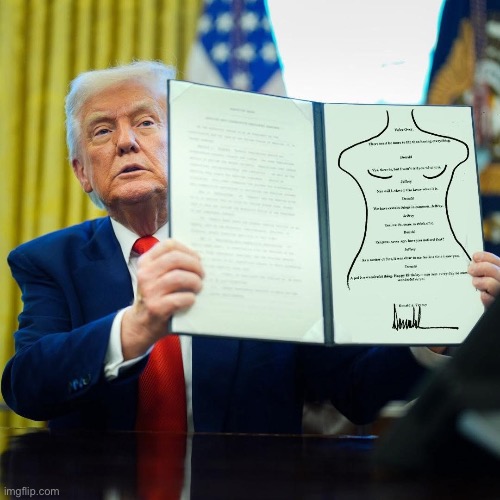 Trump Epstein Birthday Card | image tagged in trump epstein birthday card | made w/ Imgflip meme maker
