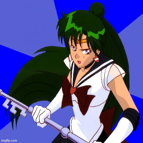 sailor pluto icon | image tagged in anime,icons,pluto,sailor pluto,sailor moon | made w/ Imgflip meme maker