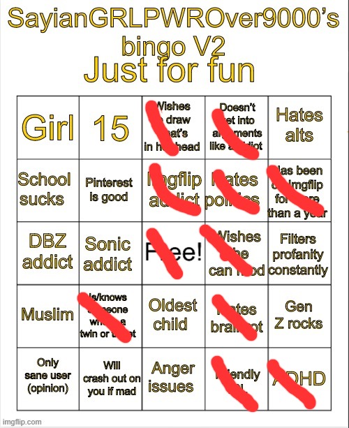 shit is rigged | image tagged in sayiangrlpwrover9000 s bingo v2 | made w/ Imgflip meme maker
