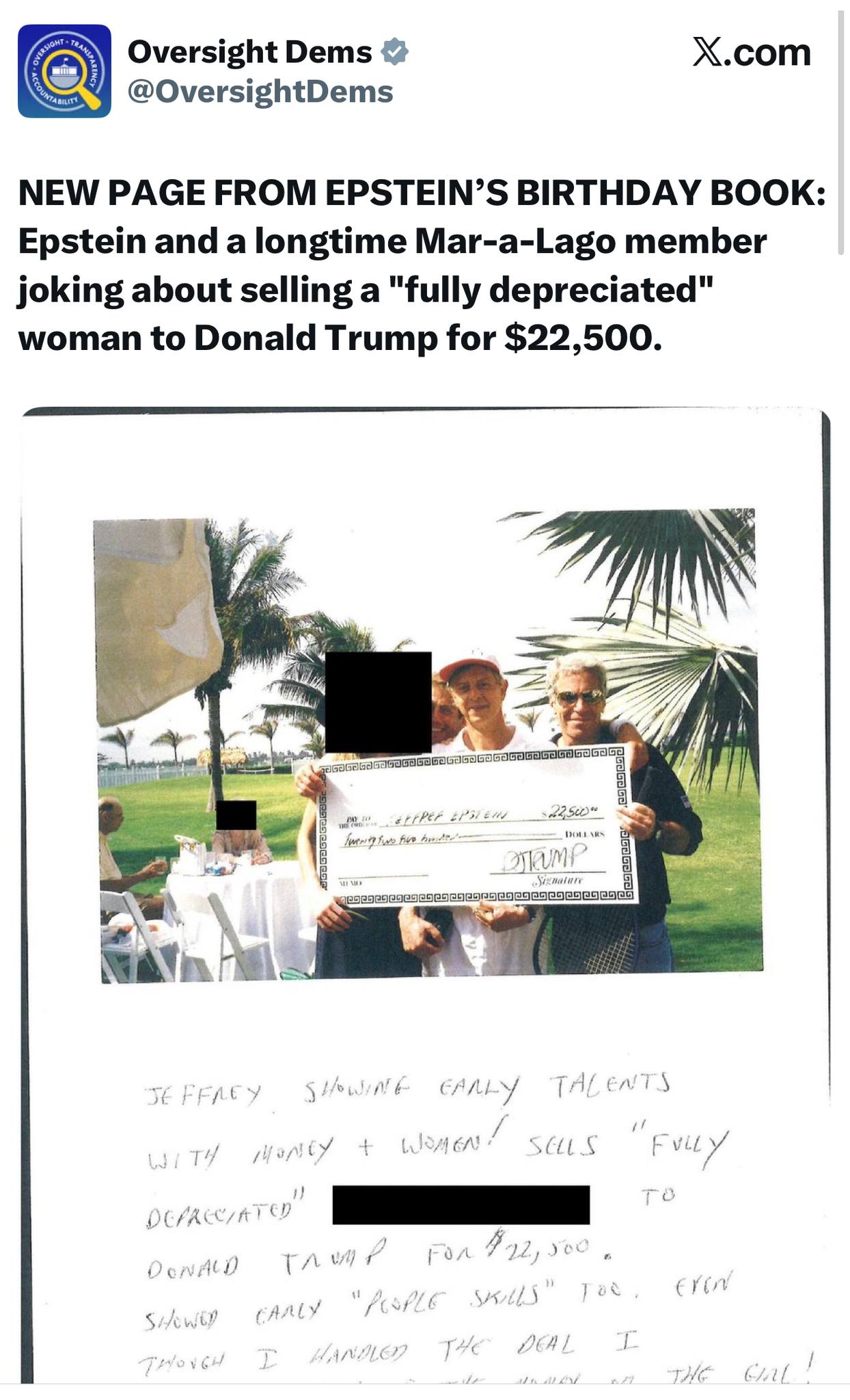Trump Epstein Selling Woman Blank Meme Template
