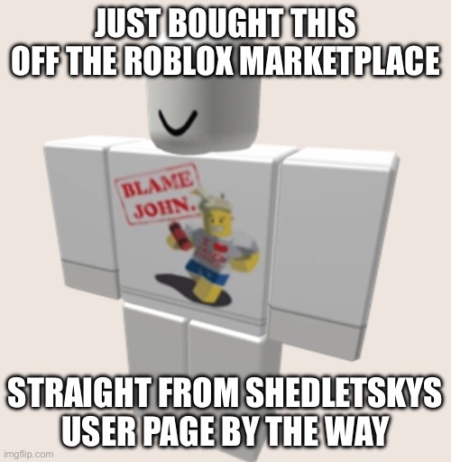 It might have screwed up my outfit but it was worth the 25 robux it cost | JUST BOUGHT THIS OFF THE ROBLOX MARKETPLACE; STRAIGHT FROM SHEDLETSKYS USER PAGE BY THE WAY | made w/ Imgflip meme maker