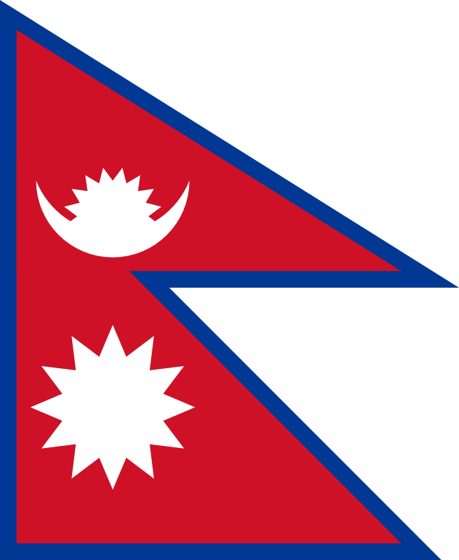 Nepal flag Blank Meme Template