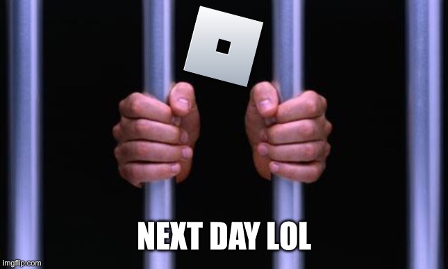 Prison Bars | NEXT DAY LOL | image tagged in prison bars | made w/ Imgflip meme maker