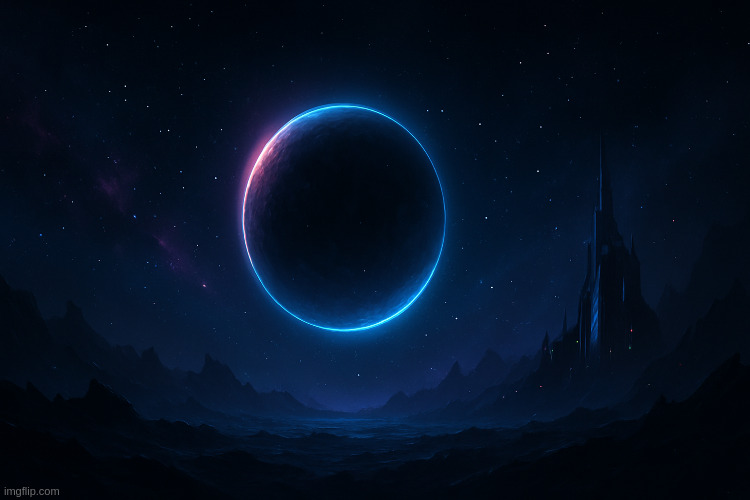 dark moon | image tagged in moon | made w/ Imgflip meme maker