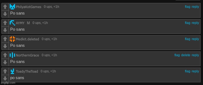 Po sans | image tagged in po sans | made w/ Imgflip meme maker