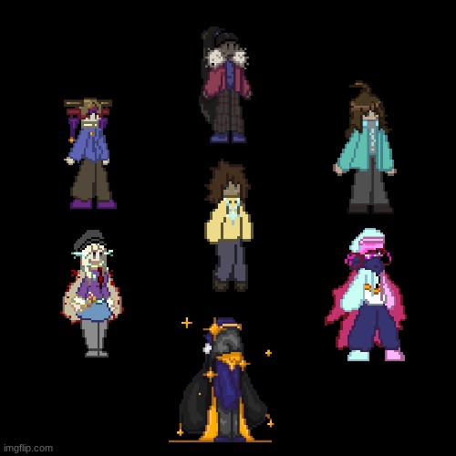 IT'S THE SEVEN HUMAN PIXEL ARTS!!!!! (quick, repost while the mods are asleep) | image tagged in e | made w/ Imgflip meme maker