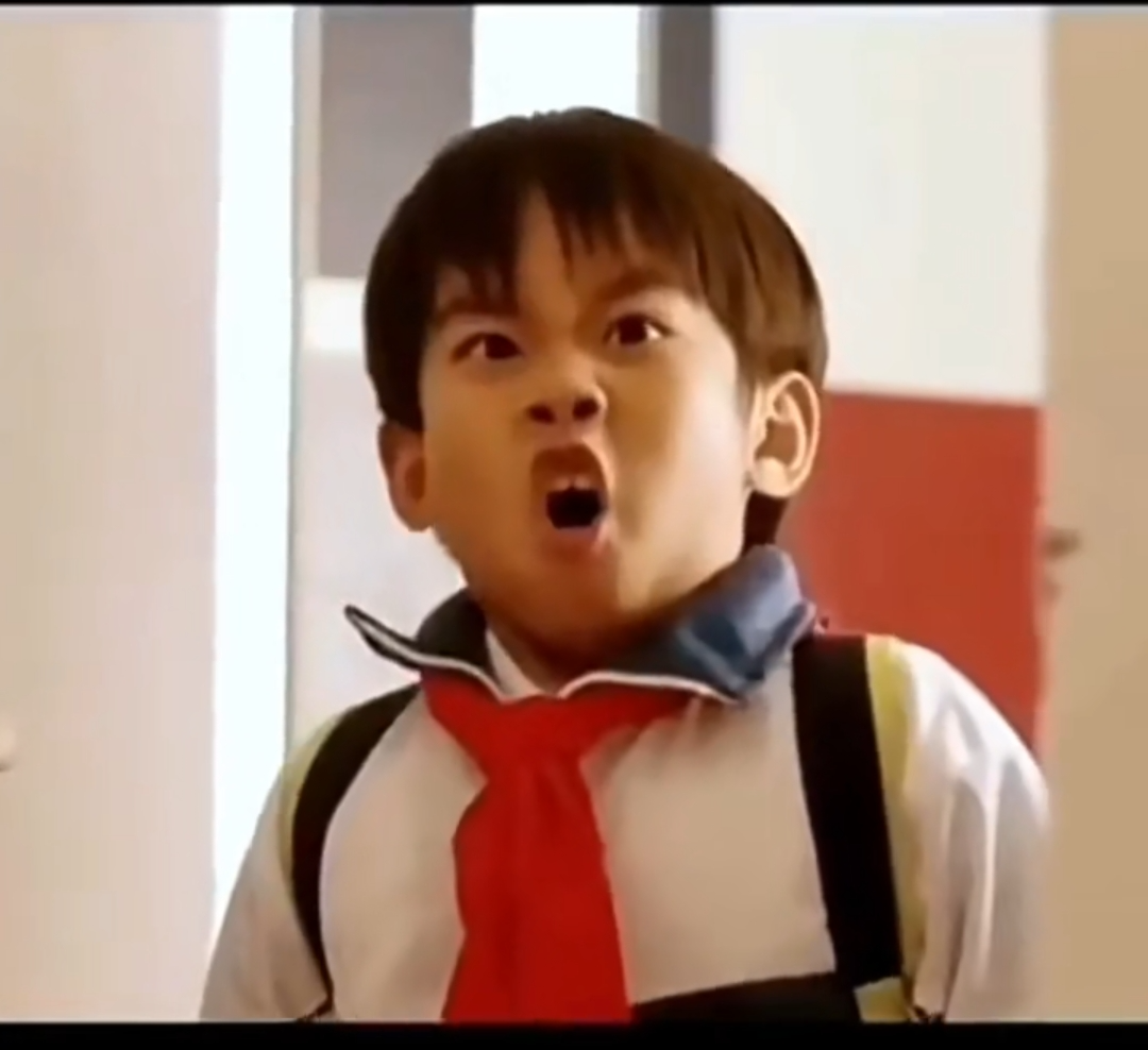 Asian kid Blank Meme Template