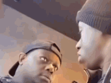 2 guys staring at each other Blank Meme Template