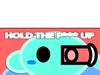 High Quality Byte Hold Up Blank Meme Template