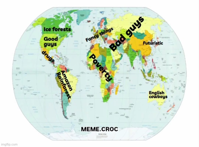 The world according to Hollywood | made w/ Imgflip meme maker