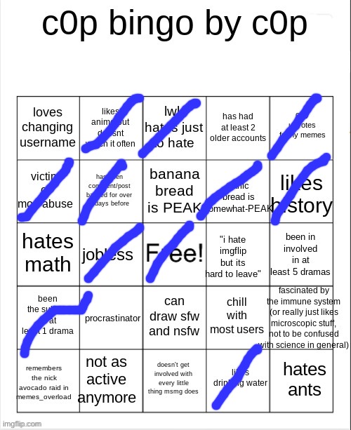 c0p bingo | image tagged in c0p bingo | made w/ Imgflip meme maker