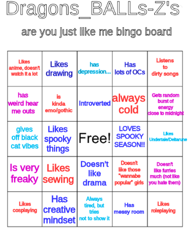 High Quality my bingo board Blank Meme Template