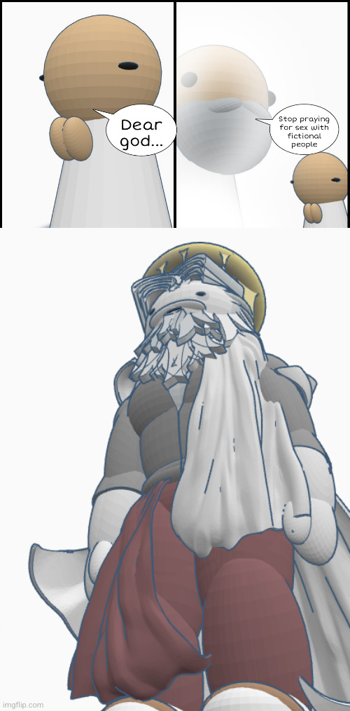 Old and new god model comparison | made w/ Imgflip meme maker