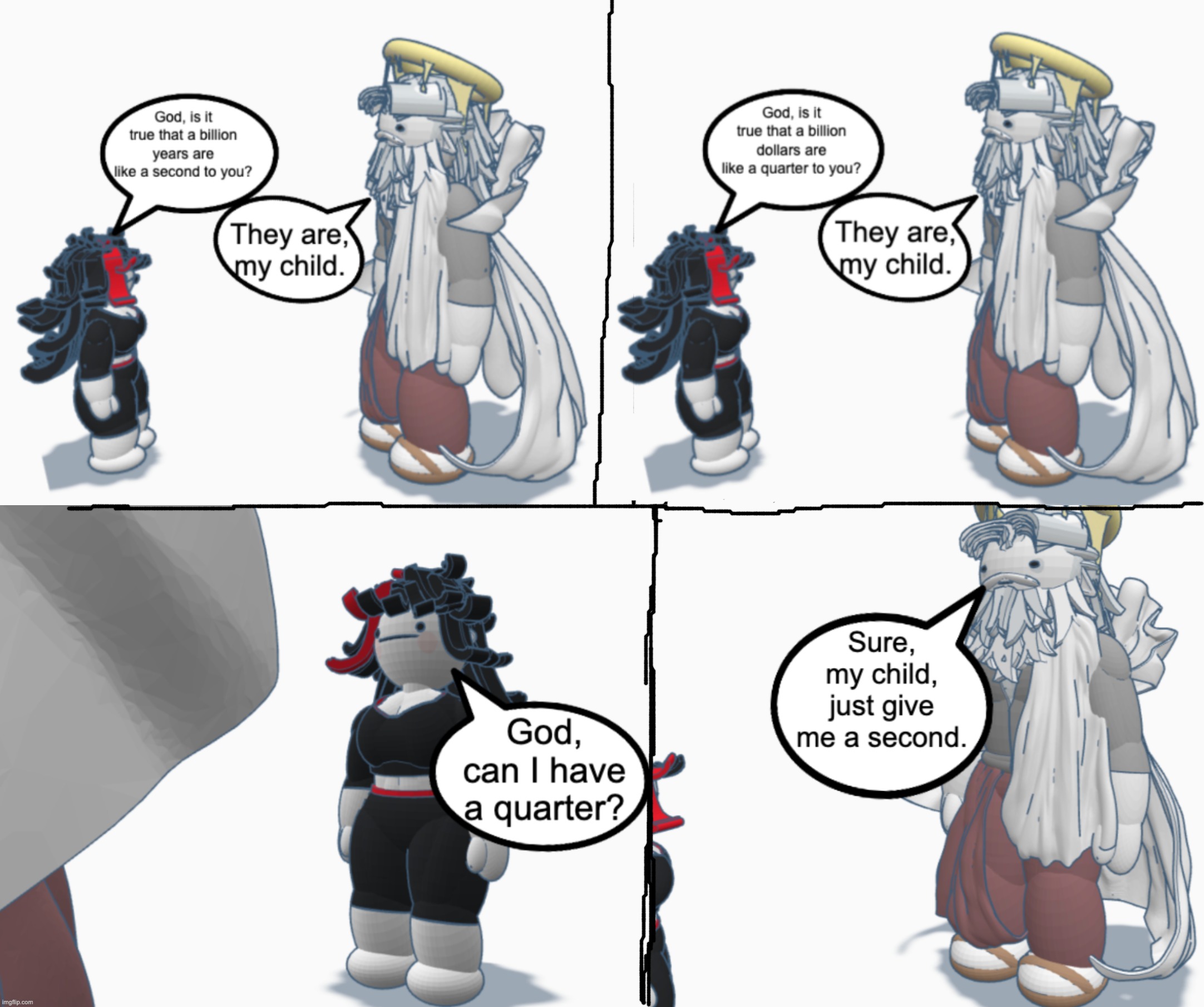 Ty Chrono for the god model (and the Claire model as well) | made w/ Imgflip meme maker