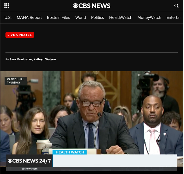 RFK on CBS Blank Meme Template