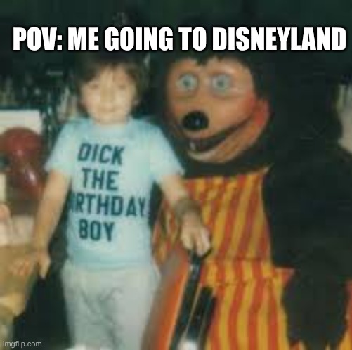 Image title | POV: ME GOING TO DISNEYLAND | image tagged in image tags | made w/ Imgflip meme maker
