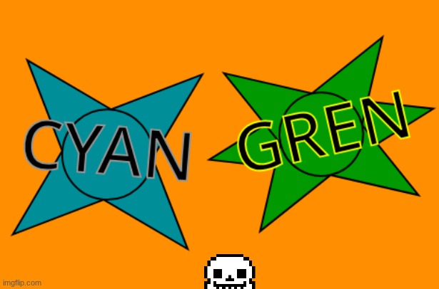 we are recruting | image tagged in cyan and gren | made w/ Imgflip meme maker