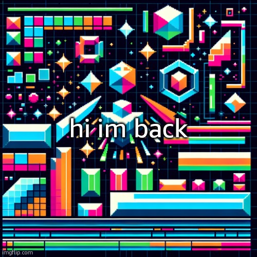 sold the race. my week has been dogshit. how are yall doing | hi im back | image tagged in cheze cool ahh temp | made w/ Imgflip meme maker