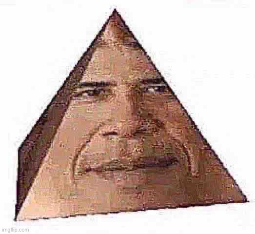 Joe ?️iden | image tagged in obama triangle | made w/ Imgflip meme maker