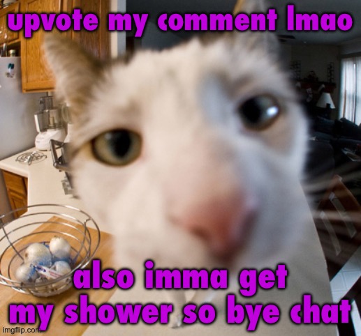 https://imgflip.com/i/a5m2ys | upvote my comment lmao; also imma get my shower so bye chat | image tagged in he | made w/ Imgflip meme maker