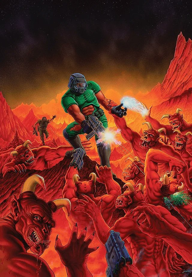 doom poster Blank Meme Template