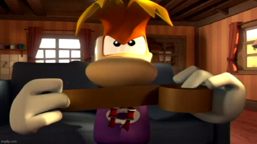 Rayman Tape | image tagged in rayman tape | made w/ Imgflip meme maker