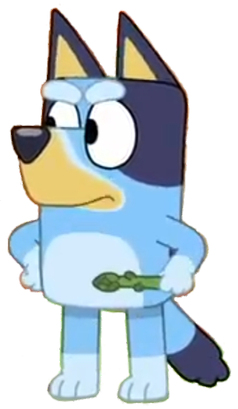 Bluey angry Blank Meme Template