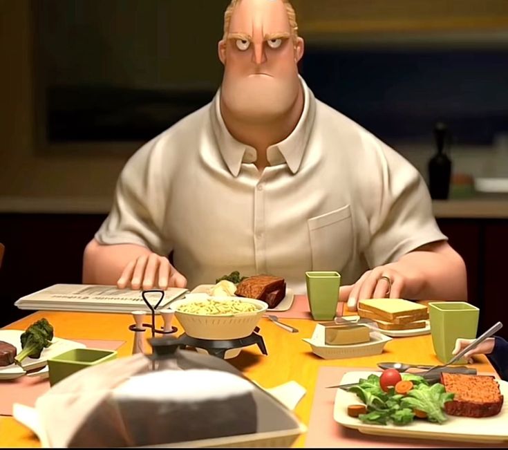 Mr. Incredible Blank Meme Template