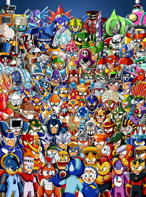 Robot Master Panic! Blank Meme Template
