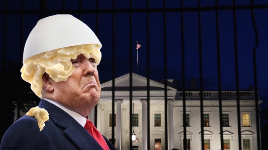 Trump Mashed Potatoes | image tagged in trump mashed potatoes | made w/ Imgflip meme maker