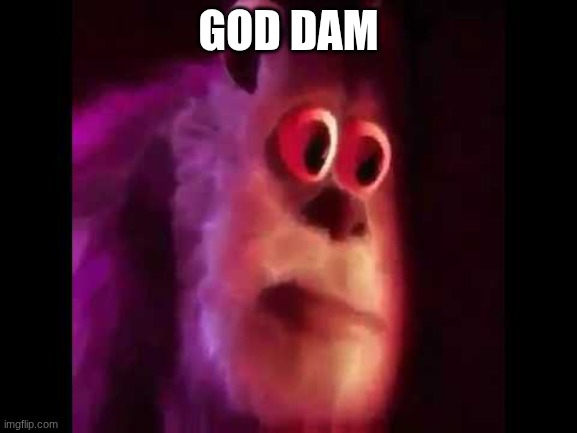 Sully Groan | GOD DAM | image tagged in sully groan | made w/ Imgflip meme maker