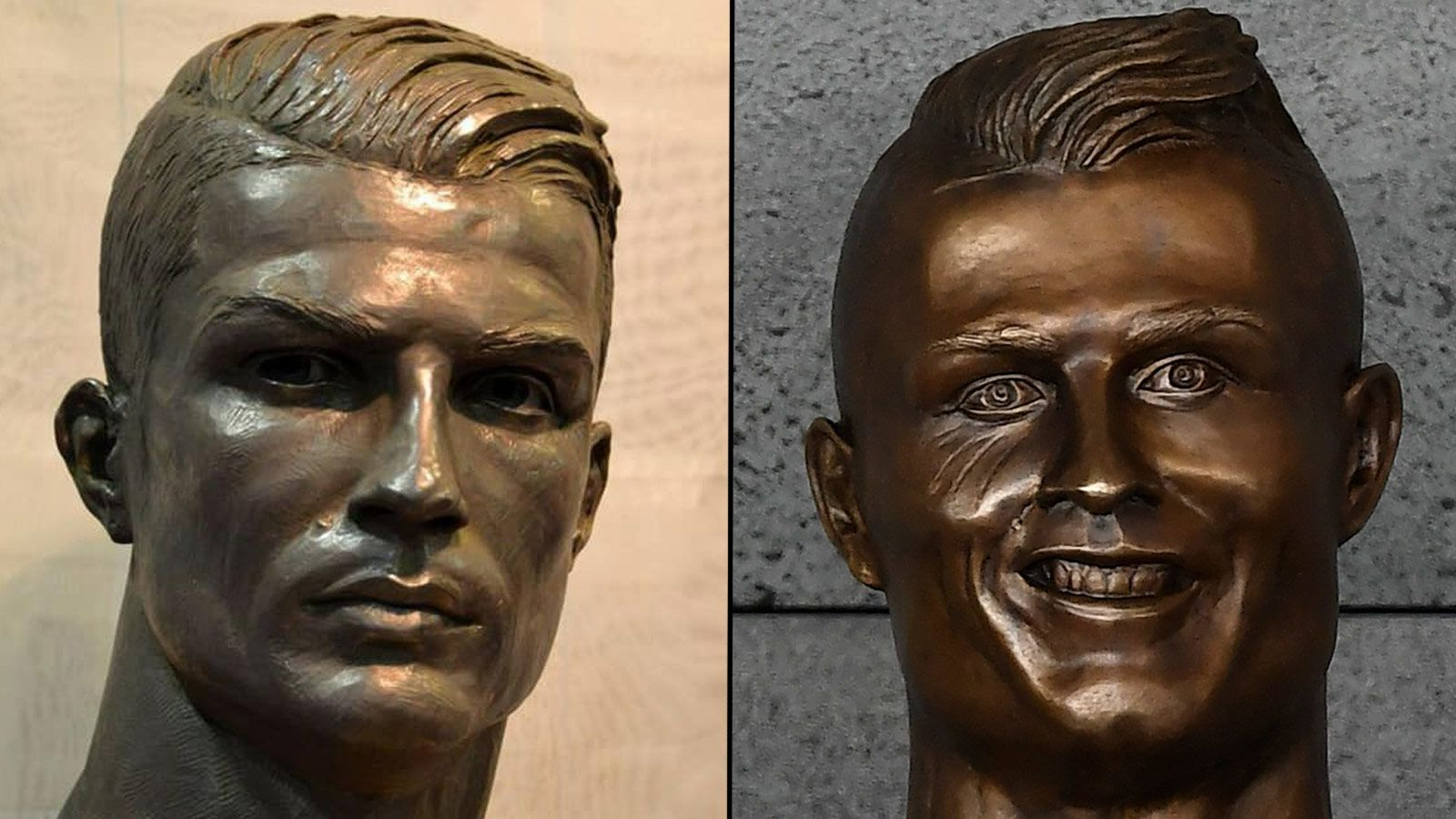 Cristiano Ronaldo Bust Comparison Blank Meme Template