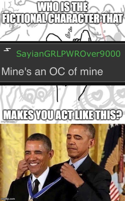 image tagged in obama medal | made w/ Imgflip meme maker