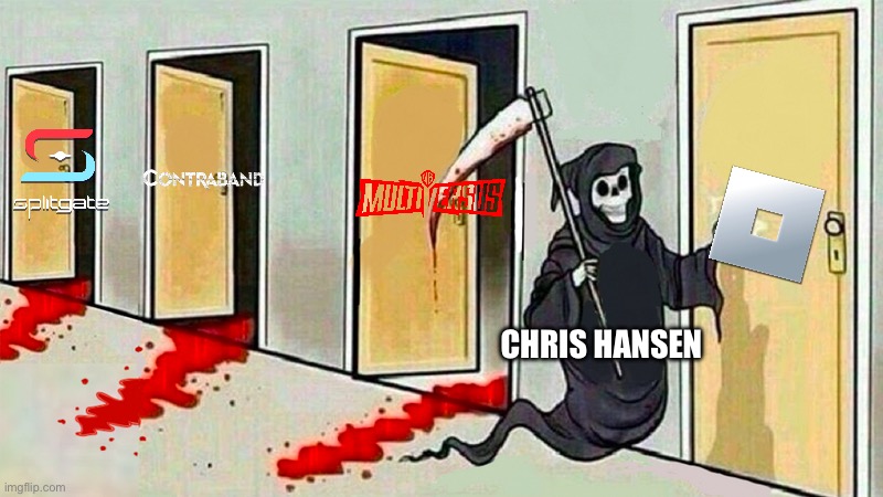 How it’s going rn | CHRIS HANSEN | image tagged in death knocking at the door | made w/ Imgflip meme maker