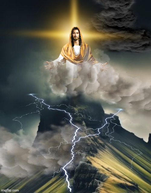 Second Coming of Christ | image tagged in jesus christ | made w/ Imgflip meme maker