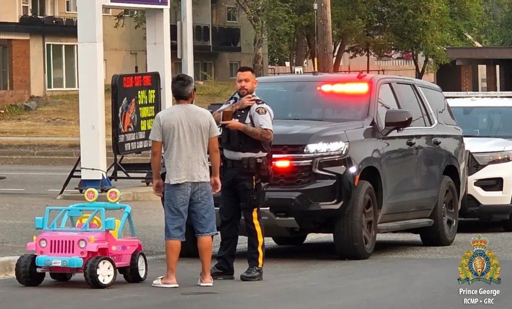 Cop pulling over kid car Blank Meme Template